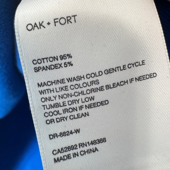 Oak+Fort Dress Strappy Mini Dress Blue - Picture 10 of 11